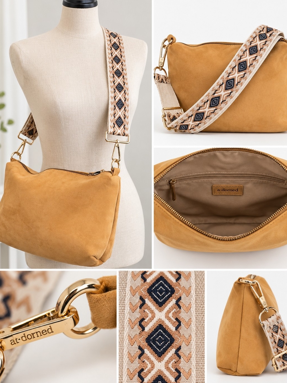 Boho Southwestern A:dorned Crossbody Bag